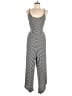 Annabelle Chevron-herringbone Silver Jumpsuit Size L - photo 1