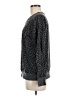 Splendid Animal Print Gray Pullover Sweater Size M - photo 5