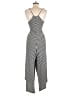 Annabelle Chevron-herringbone Silver Jumpsuit Size L - photo 2