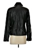 Apt. 9 100% Polyester Black Faux Leather Jacket Size S - photo 2