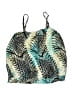 Venus Chevron-herringbone Green Swimsuit Top Size 6 - photo 1