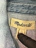 Madewell 100% Cotton Blue Denim Jacket Size L - photo 6