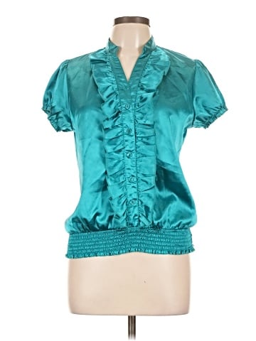 Iz Byer Short Sleeve Blouse (view 1)