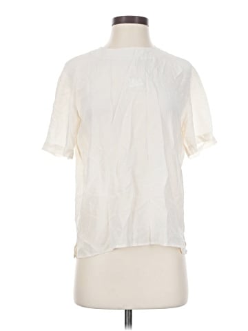 Hasting & Smith Short Sleeve Silk Top (view 1)