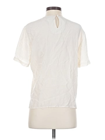 Hasting & Smith Short Sleeve Silk Top (view 2)
