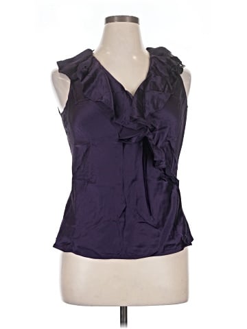 Lauren by Ralph Lauren Sleeveless Silk Top (view 1)