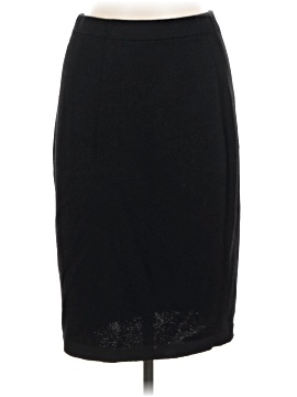 St. John Caviar Wool Skirt