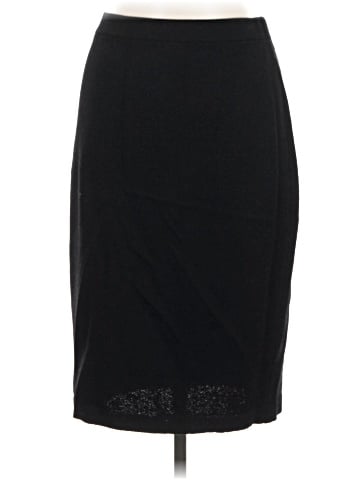 St. John Caviar Wool Skirt (view 2)