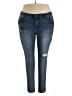 Democracy Solid Blue Jeans Size 20 - photo 1
