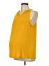 a:glow Yellow Sleeveless Blouse Size Lg Maternity - photo 1