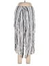 Iz Byer 100% Rayon Stripes Silver Casual Pants Size XL - photo 1
