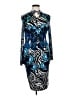 Venus Print Blue Cocktail Dress Size XL - photo 1