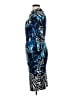 Venus Print Blue Cocktail Dress Size XL - photo 5