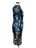 Venus Print Blue Cocktail Dress Size XL - photo 4