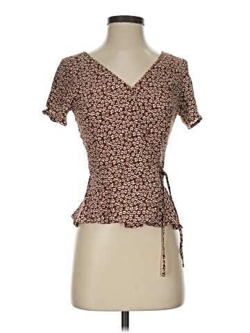 MNG Short Sleeve Blouse (view 1)