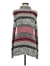 Chaps Chevron-herringbone Gray Turtleneck Sweater Size M (petite) - photo 1