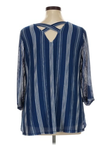 Roz & Ali 3/4 Sleeve Blouse (view 2)