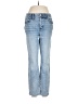 White House Black Market Hearts Blue Jeans Size 6 - photo 1