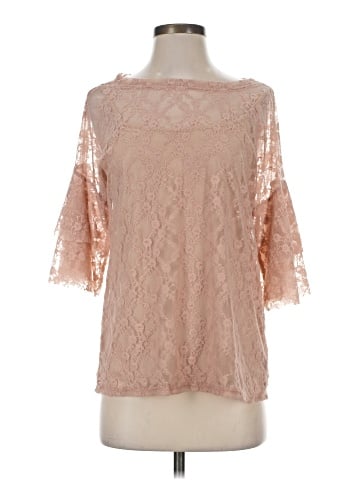 Bobeau 3/4 Sleeve Blouse (view 1)