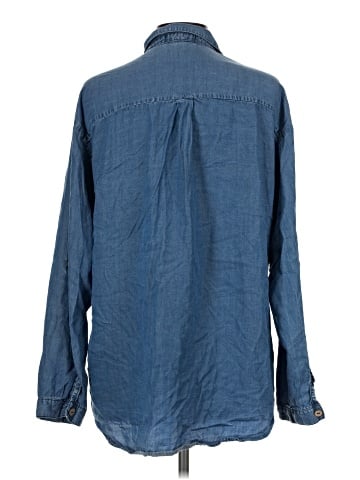 C'est Toi Long Sleeve Button-Down Shirt (view 2)