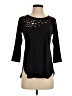Sympli Black 3/4 Sleeve Top Size 4 - photo 1