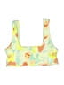 Montce Floral Yellow Swimsuit Top Size M - photo 1