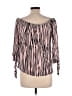 Ella Moss 100% Rayon Pink 3/4 Sleeve Blouse Size L - photo 2