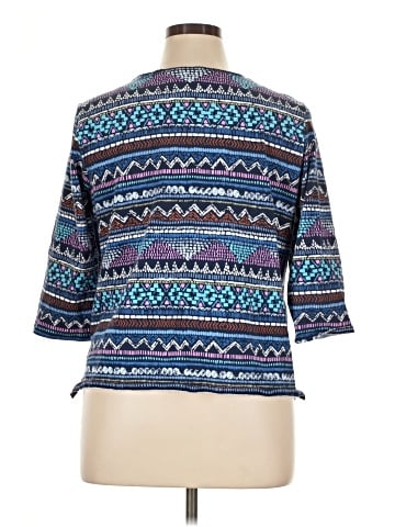 Alfred Dunner 3/4 Sleeve Top (view 2)