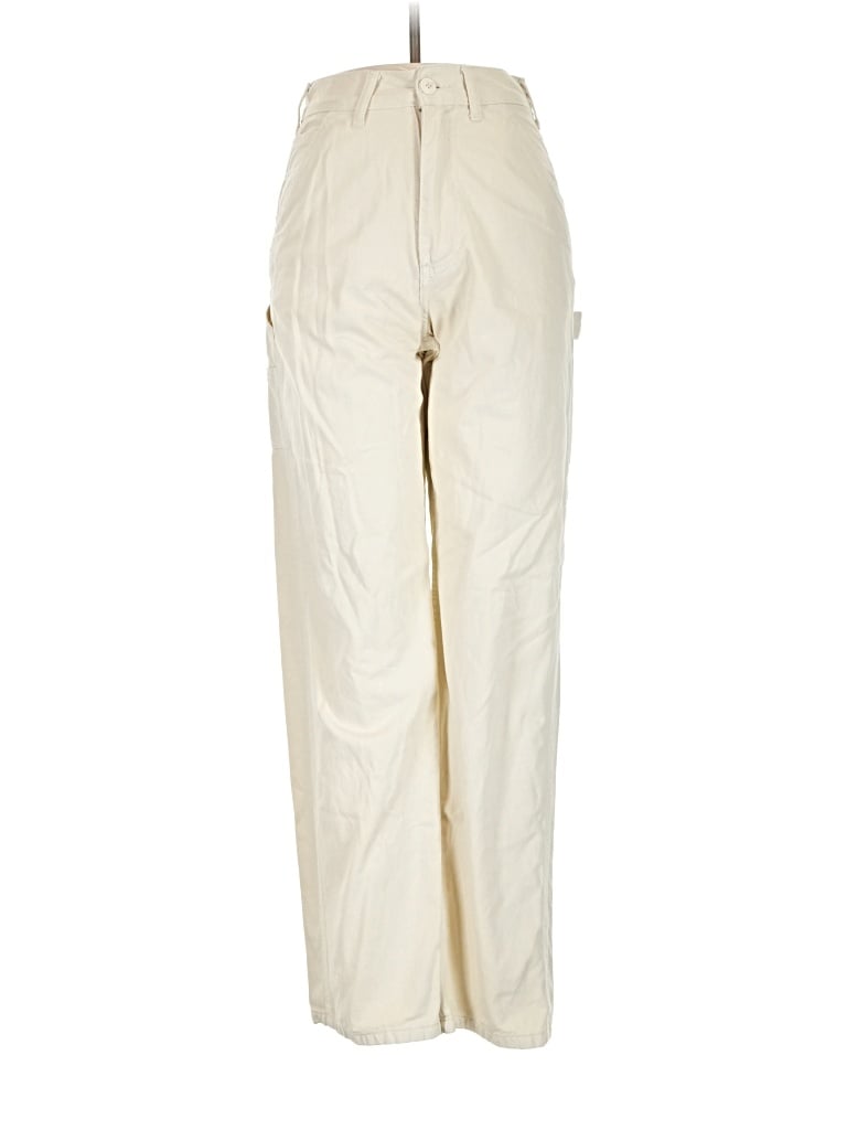 Pre-owned J. Galt Jeans In Ivory