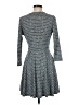 Mossimo Supply Co. Argyle Gray Casual Dress Size M - photo 2