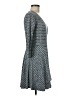 Mossimo Supply Co. Argyle Gray Casual Dress Size M - photo 4