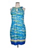 Guy Harvey Print Blue Cocktail Dress Size XL - photo 1