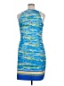Guy Harvey Print Blue Cocktail Dress Size XL - photo 2
