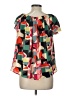 Cha Cha Vente Green Short Sleeve Blouse Size L - photo 2