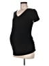 Isabel Maternity Black Short Sleeve T-Shirt Size Med Maternity - photo 1