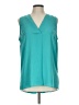 DR2 Teal Sleeveless Blouse Size L - photo 1