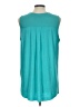 DR2 Teal Sleeveless Blouse Size L - photo 2