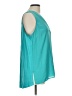 DR2 Teal Sleeveless Blouse Size L - photo 4