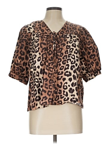 M&S Short Sleeve Blouse (view 1)