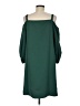 Tibi 100% Polyester Solid Green Casual Dress Size 8 - photo 2