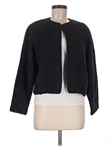 Linda Allard Ellen Tracy Wool Cardigan (view 1)
