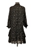 Current Air 100% Polyester Floral Black Casual Dress Size XS - photo 2