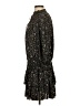 Current Air 100% Polyester Floral Black Casual Dress Size XS - photo 5