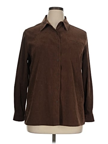 Sag Harbor Long Sleeve Blouse (view 1)