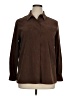 Sag Harbor Brown Long Sleeve Blouse Size 14 Petite - photo 1