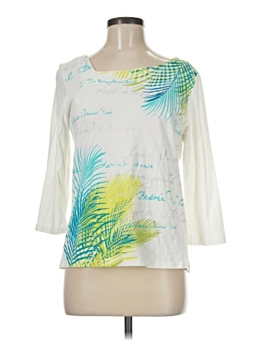 Hearts of Palm Woman 3/4 Sleeve Top (view 1)