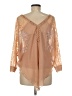 Venus 100% Polyester Tan 3/4 Sleeve Blouse Size M - photo 2