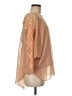 Venus 100% Polyester Tan 3/4 Sleeve Blouse Size M - photo 4