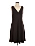Axcess Solid Brown Casual Dress Size M (estimated) - photo 1