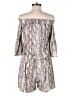 12pm by Mon Ami Animal Print Gray Romper Size M - photo 2